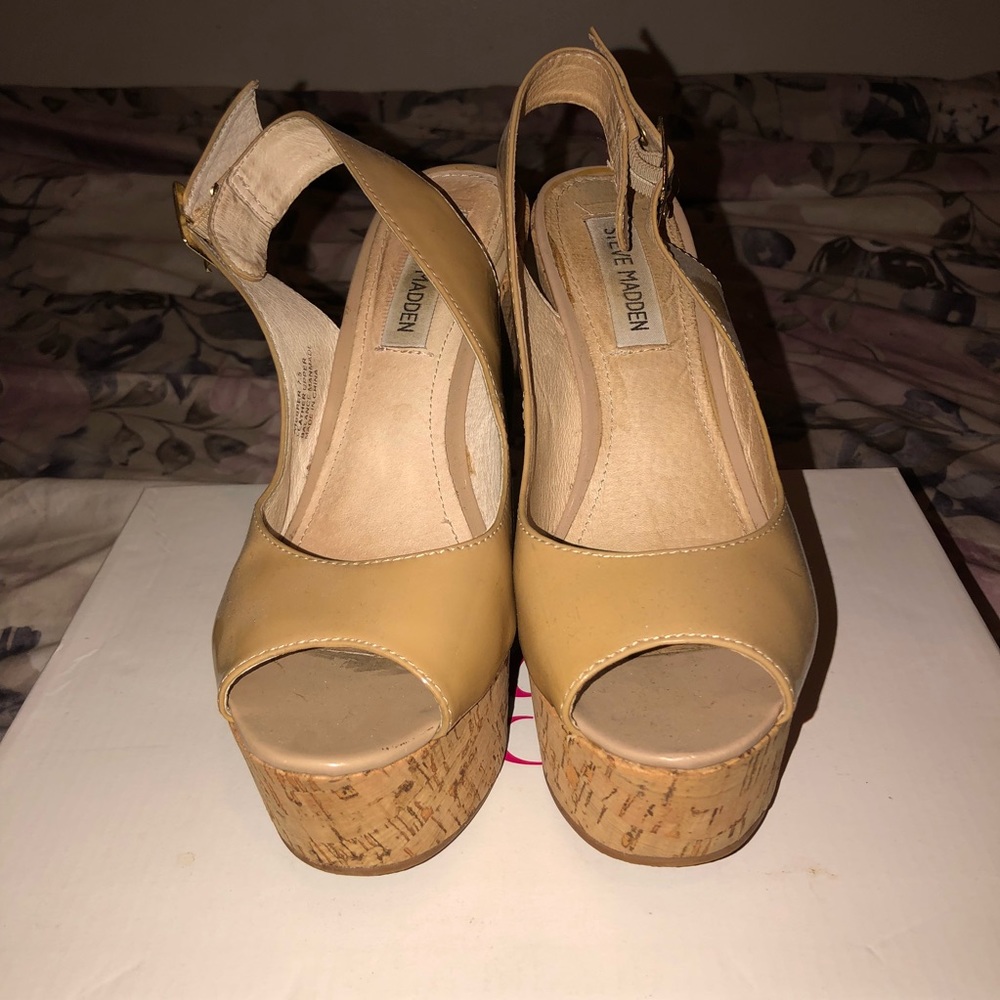 Steve Madden Cork Wedges